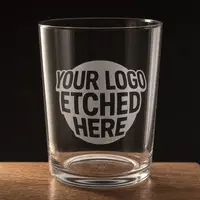 Bodega Pint — 568 ml glass engraved with a logo by Lucent Labs