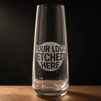 Bud Vase — 250 ml glass engraved with a logo by Lucent Labs