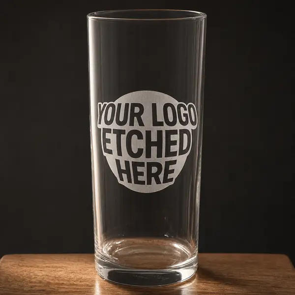 Highball — 340 ml glass engraved with a logo by Lucent Labs