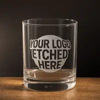 Whisky Tumbler — 320 ml glass engraved with a logo by Lucent Labs